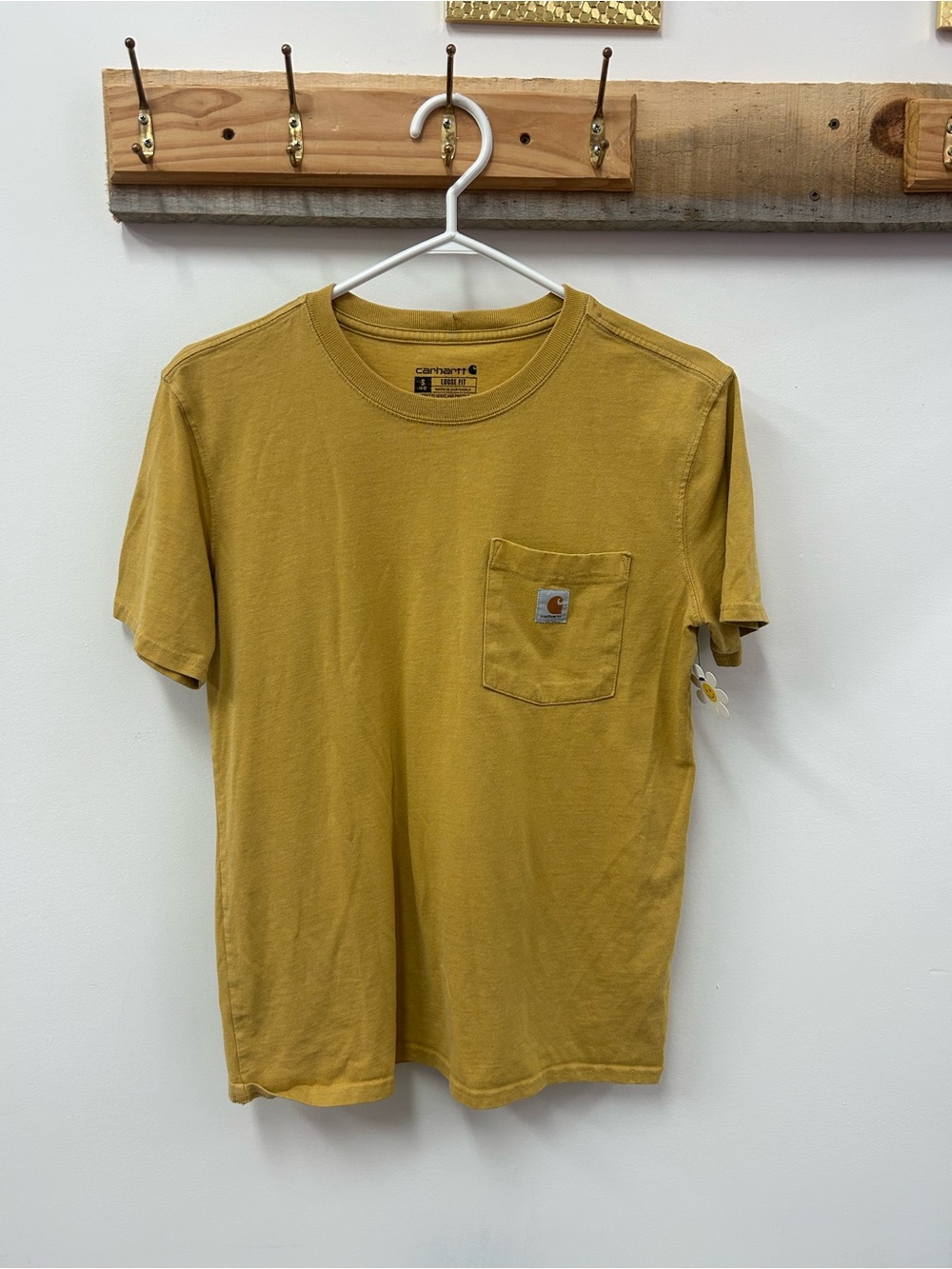 Carhartt Men’s Short Sleeve Pocket Tee - Mustard